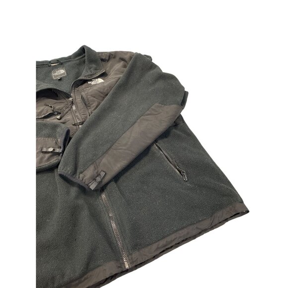 North Face Black Denali Fleece Jacket Mens XXL Insulated Full-Zip Warm Outerwear - Picture 3 of 12